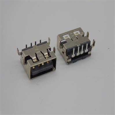 HJC-UM-017 AF 90度沉板1.9前插后插直边黑胶L=11.0