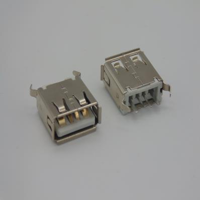 HJC-UM-025AF 180度直插卷边弯脚大电流白胶L=15.0